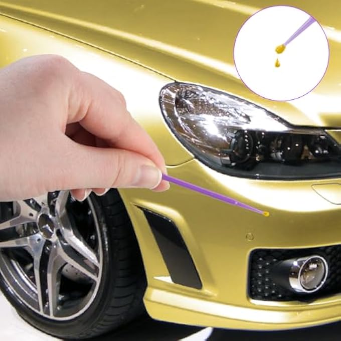 Gold Deer 200 PCS TOUCH UP PAINT BRUSHES FOR AUTOMOTIVE PAINT CHIP REPAIR REPAIR PAINT BRUSHES DISPOSABLE MICRO APPLICATORS FOR AUTOMOTIVE PAINT CHIP REPAIR AVAILABLE IN 2 MM AND 1.5 MM - Image 4